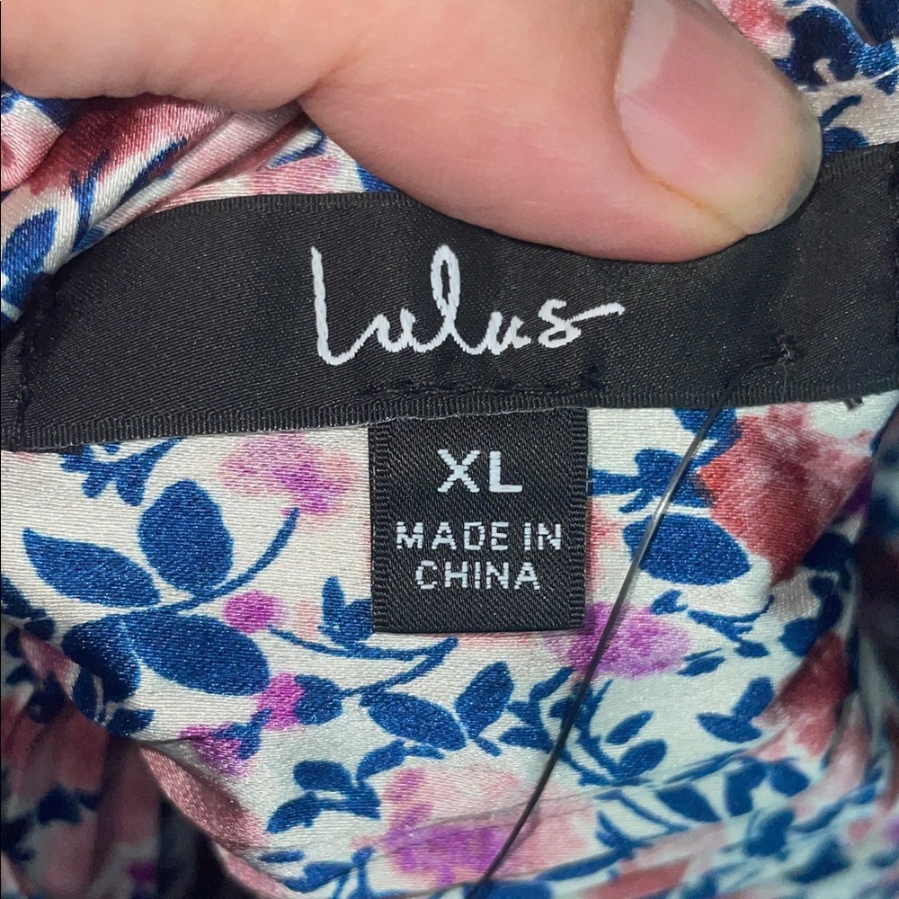 Lulu's Blush Pink Floral Print Mini Dress - Picture 3 of 11
